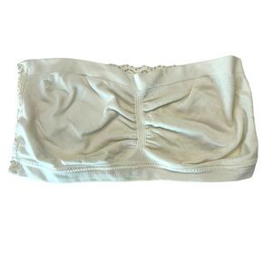Coobie Intimates Women’s Strapless Lace Back Bandeau in Ivory OS